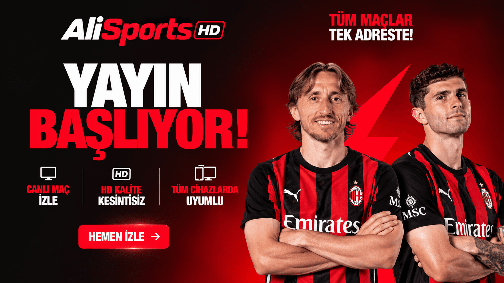 Canlı maç video posteri